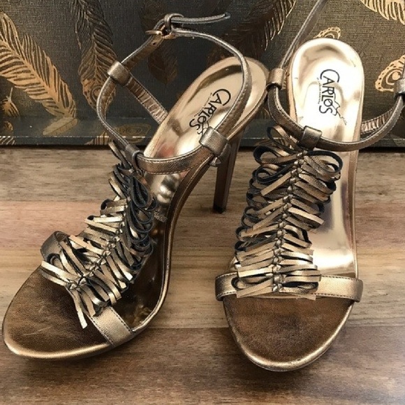 Carlos Santana Shoes - Carlos Santana Bronze Heels